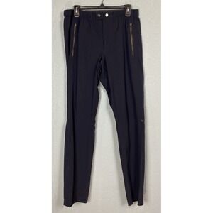 Paskho Pants Mens‎ Medium Stretch Elastic Waist Tech Performance Outdoor 34x34